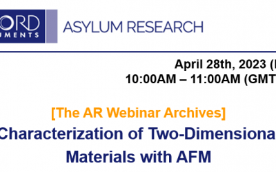 Asylum Research Webinar: Characterization of Two-Dimensional Materials with AFM
