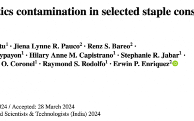 Ateneo de Manila University publication: Microplastics contamination in selected staple consumer food products