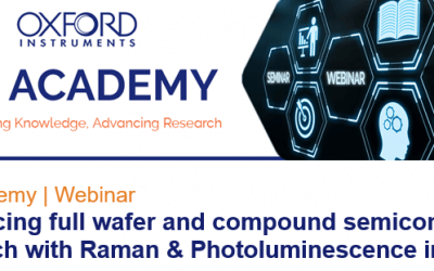 Asylum Research Webinar: Advancing full wafer and compound semiconductor research with Raman & Photoluminescence imaging