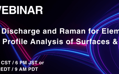 Horiba Webinar: Coupling Glow Discharge and Raman for Elemental and Molecular Depth Profile Analysis of Surfaces & Interfaces