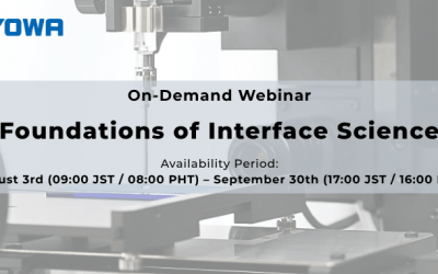 Kyowa On-Demand Webinar: Foundations of Interface Science