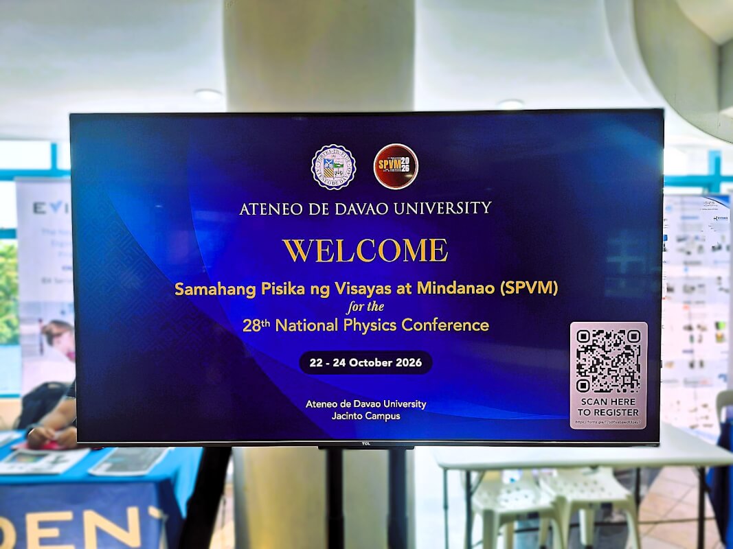 Thank you for visiting our booth during the 28th SPVM National Physics Conference!